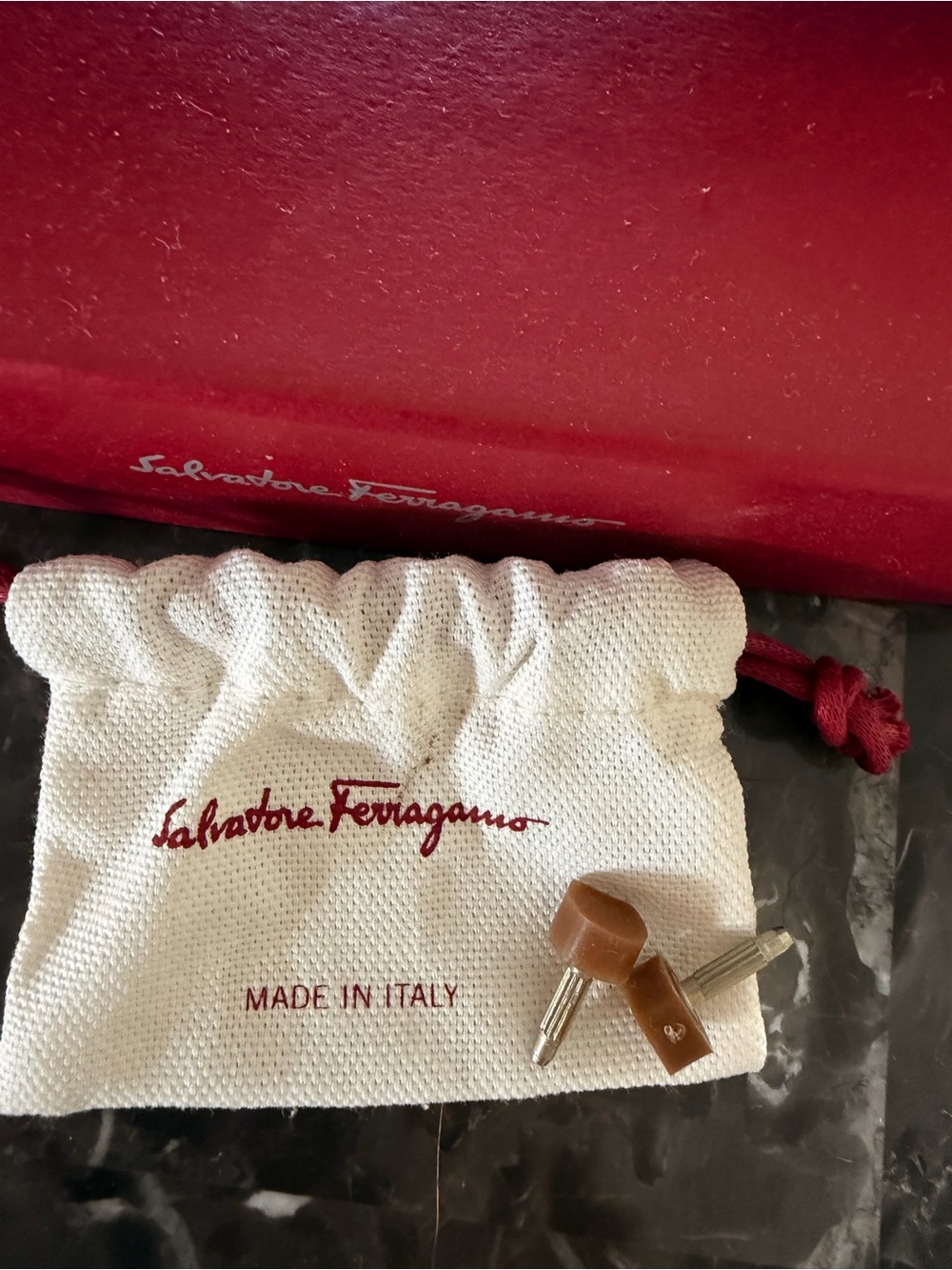 Salvatore Ferragamo Nude Quilted Leather Bow Pumps - Picture 7 of 7